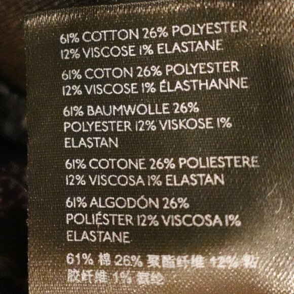 Free People jeans high rise flare women's 27 black denim button fly raw hems - Picture 11 of 11